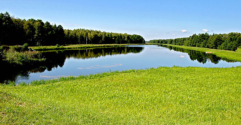Парк Припятский летом