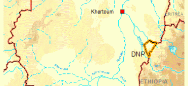 Заповедник Диндер на карте