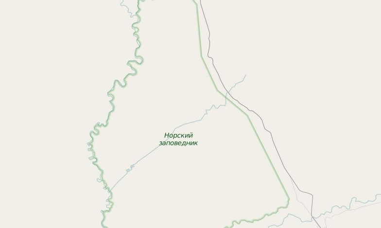 Границы заповедника Норский